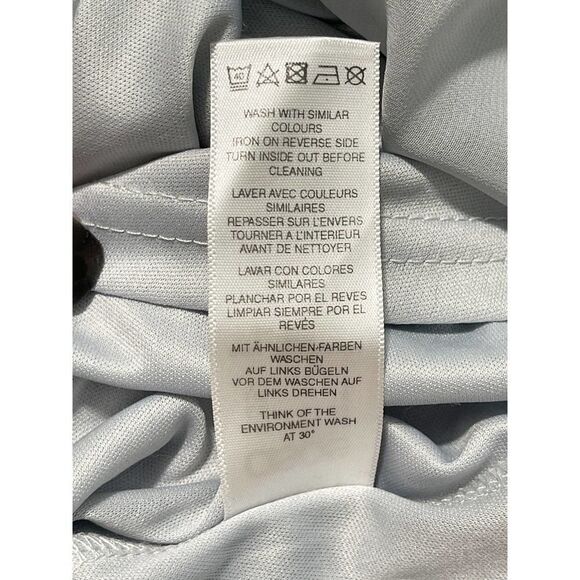 Asos Kate Lace Maxi Dress Gown Eyelash Lace V-Neck Short Sleeves Baby Blue 6 - Picture 9 of 16